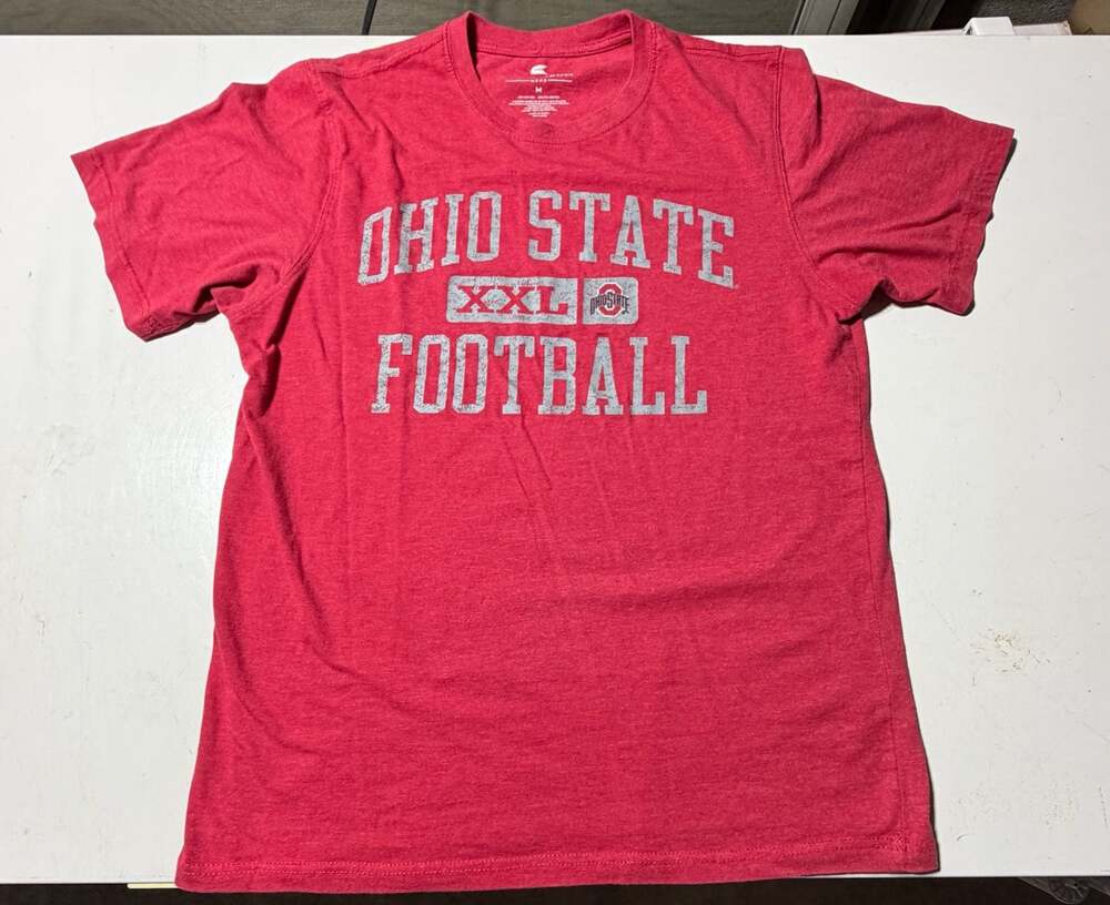 Colosseum Ohio State Football T-Shirt Mens Size M Red